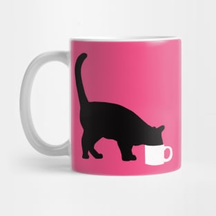 Cat and Coffee Mug, Funny Cat, Cat Lovers Mug